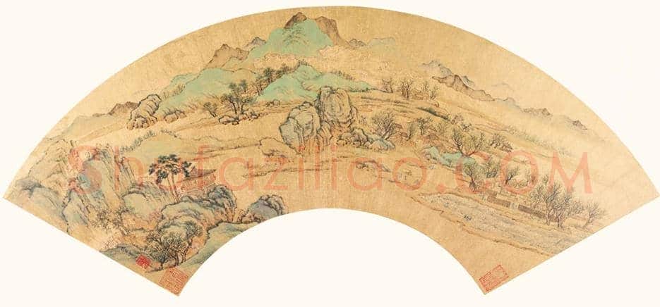 仇英扇面作品图赏 | 传世国画赏析
