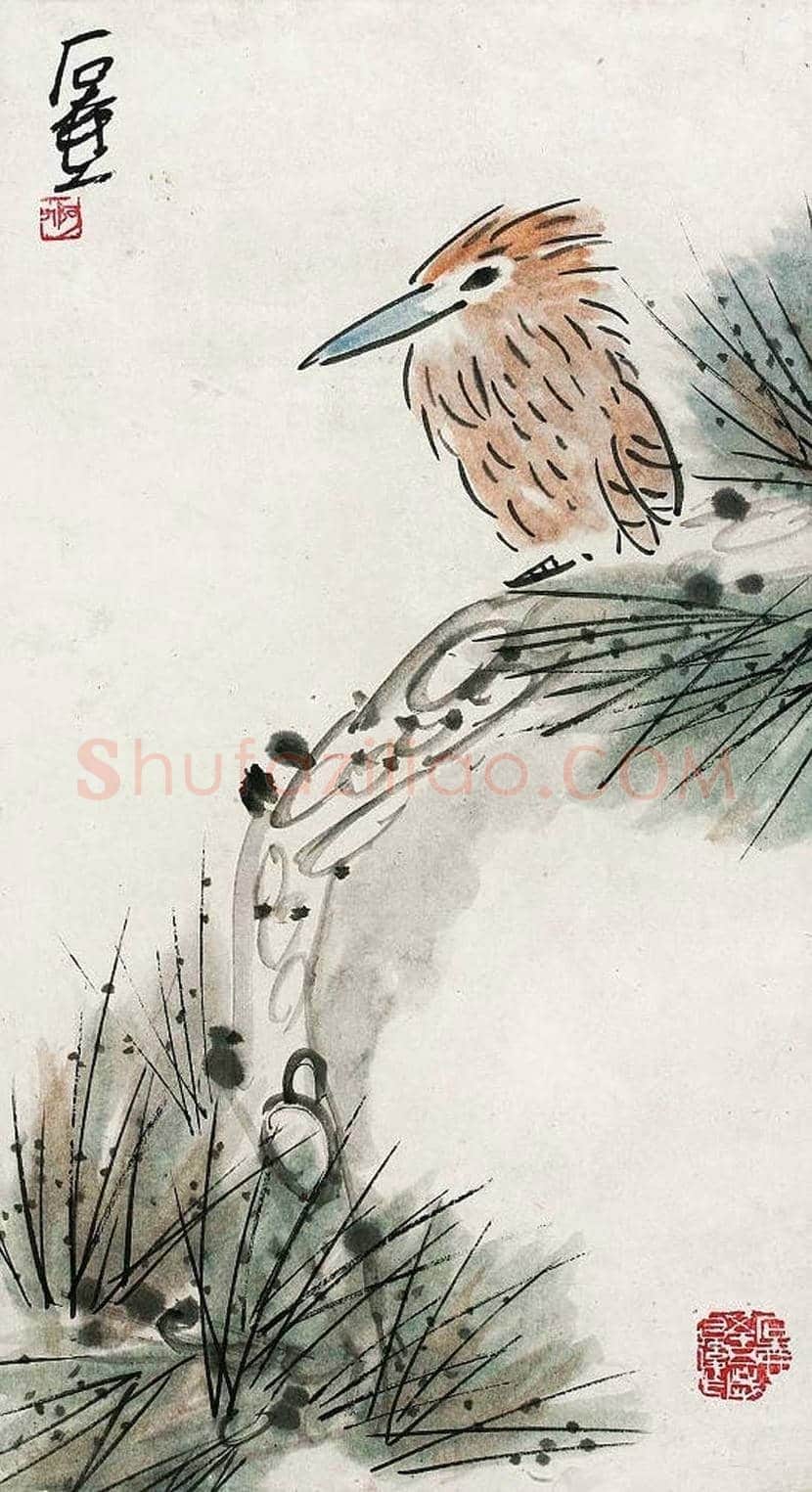 陈子庄花鸟画作品欣赏 | 书画学堂