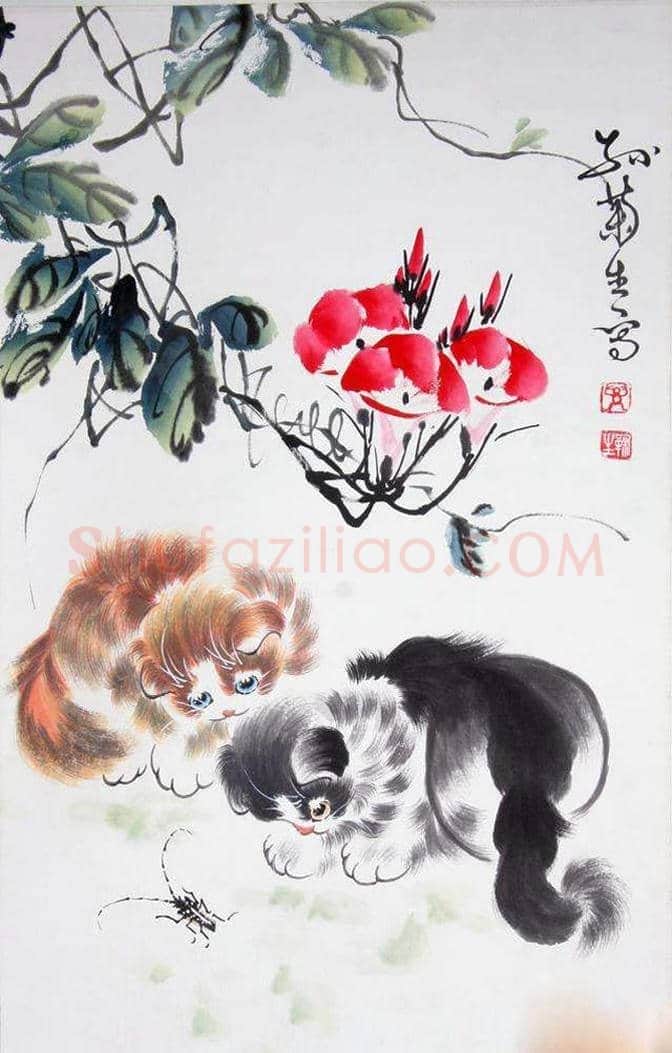 孙菊生:物理学教授业余画猫,且成为一代宗师! | 书画文摘