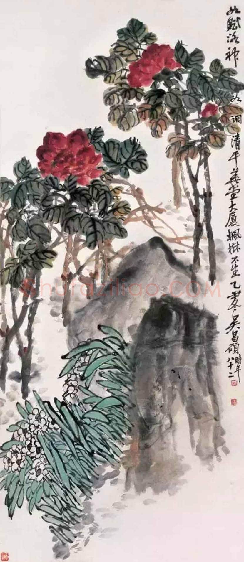 吴昌硕笔下的水仙，淡雅又清香四溢 | 书画科普