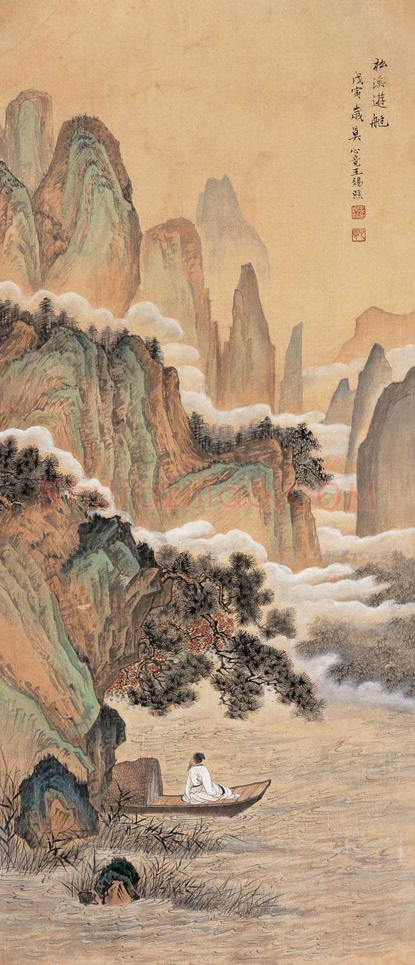 王心竟山水画欣赏 | 书画百科