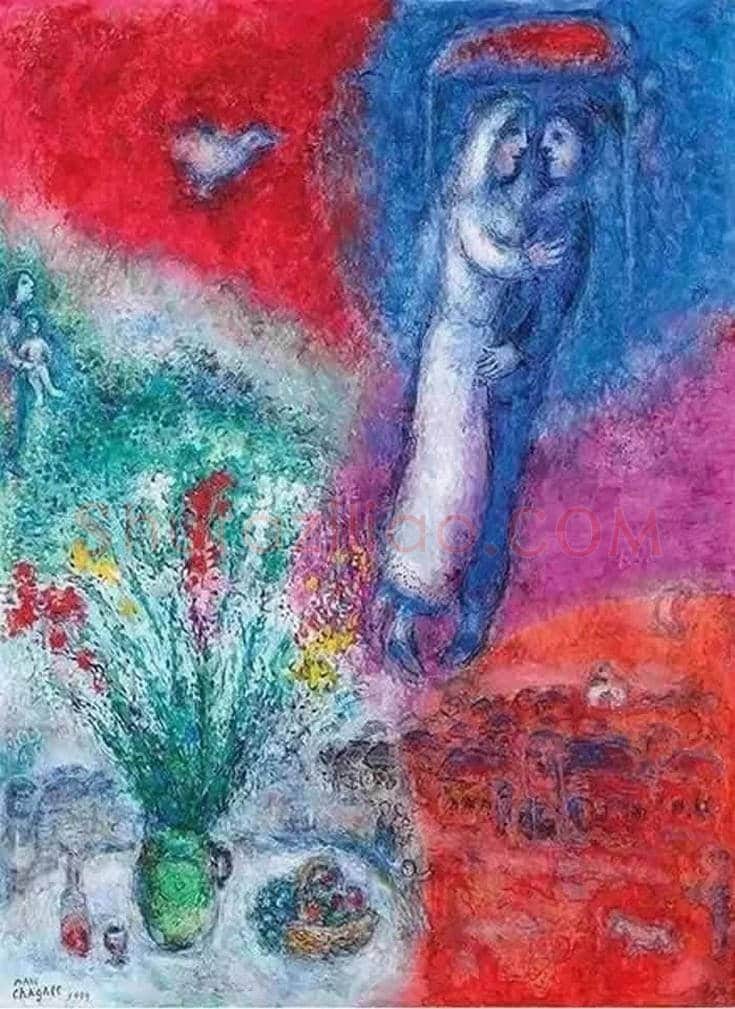 夏加尔绘画作品欣赏 | 书画知识