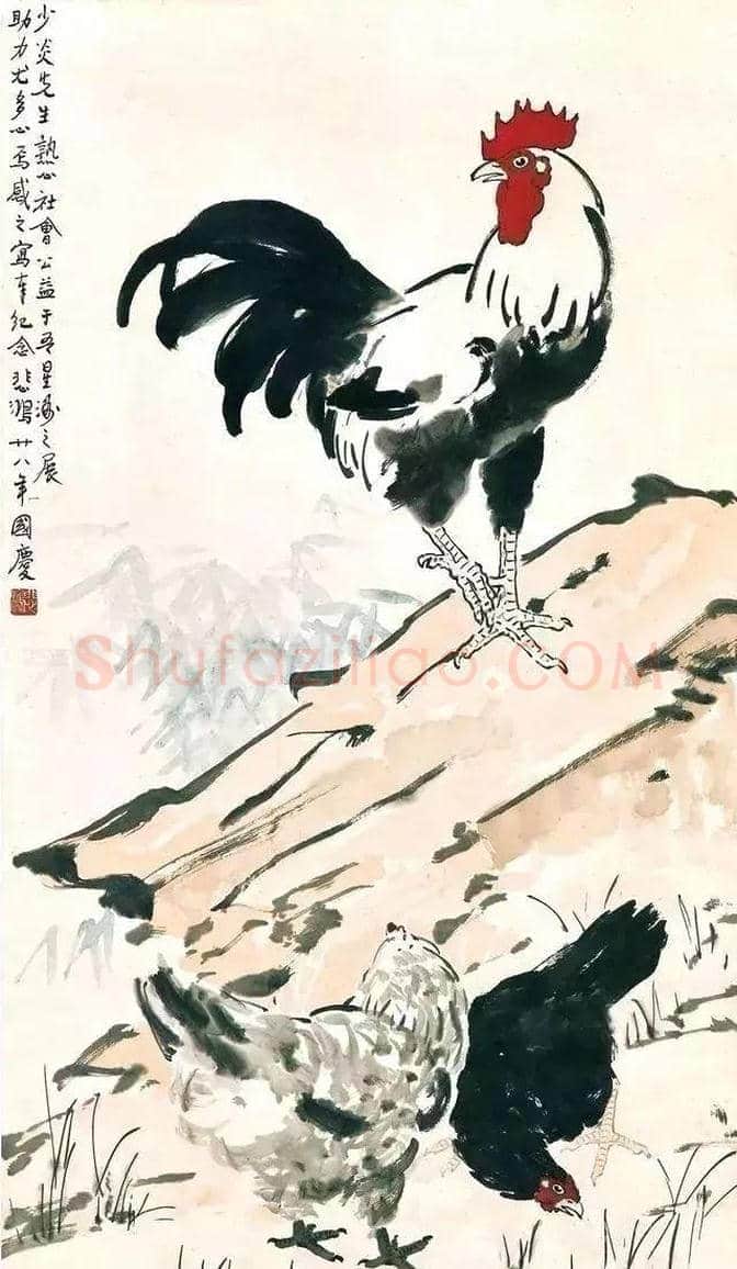 徐悲鸿画了3只鸡拍卖1084万，大家看值吗？【名家画鸡】 | 书画学堂
