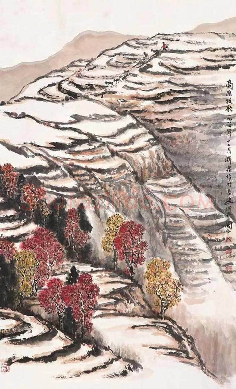 方济众山水画作品欣赏 | 书画学堂