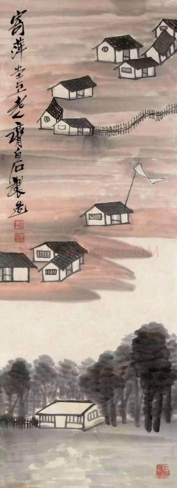 齐白石山水画:一笔一画皆真意 | 书画文摘