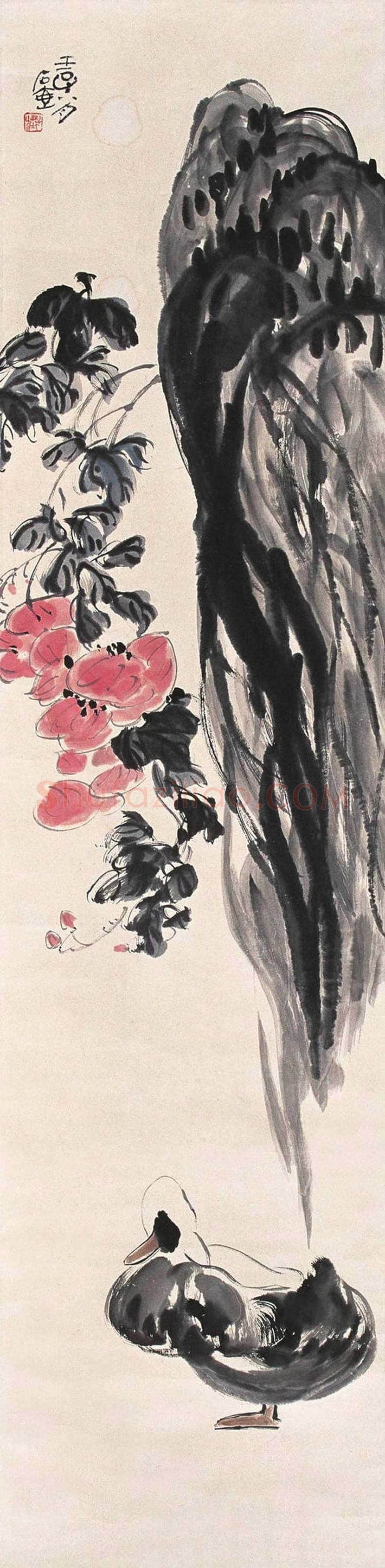 陈子庄花鸟画作品欣赏 | 书画学堂