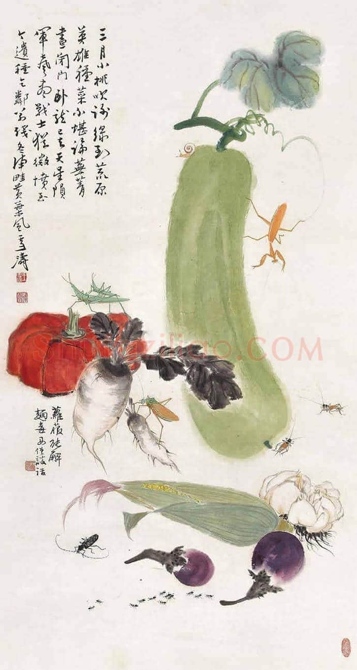 王雪涛蔬果图欣赏 | 书画学堂
