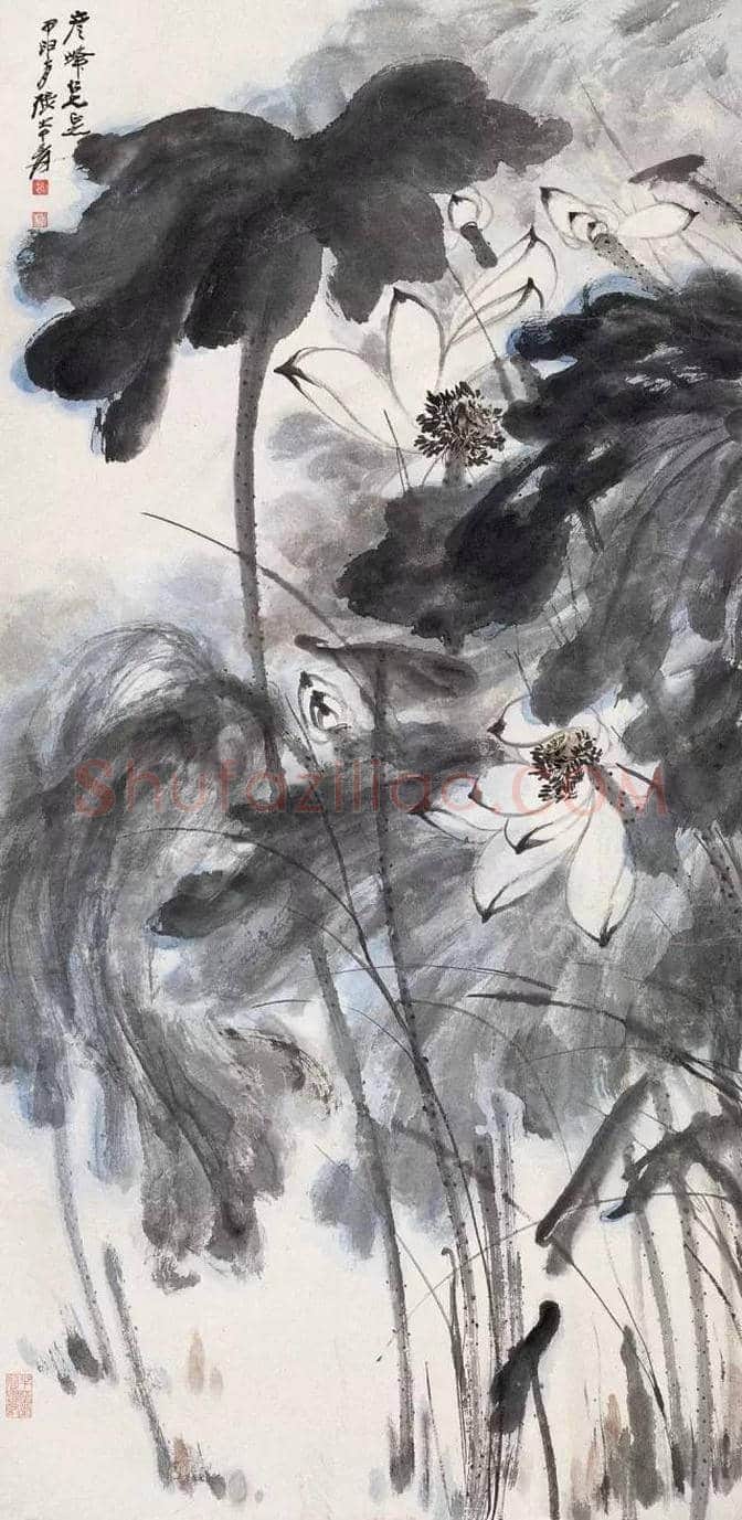 国画大师张大千的百荷图欣赏！ | 书画文摘