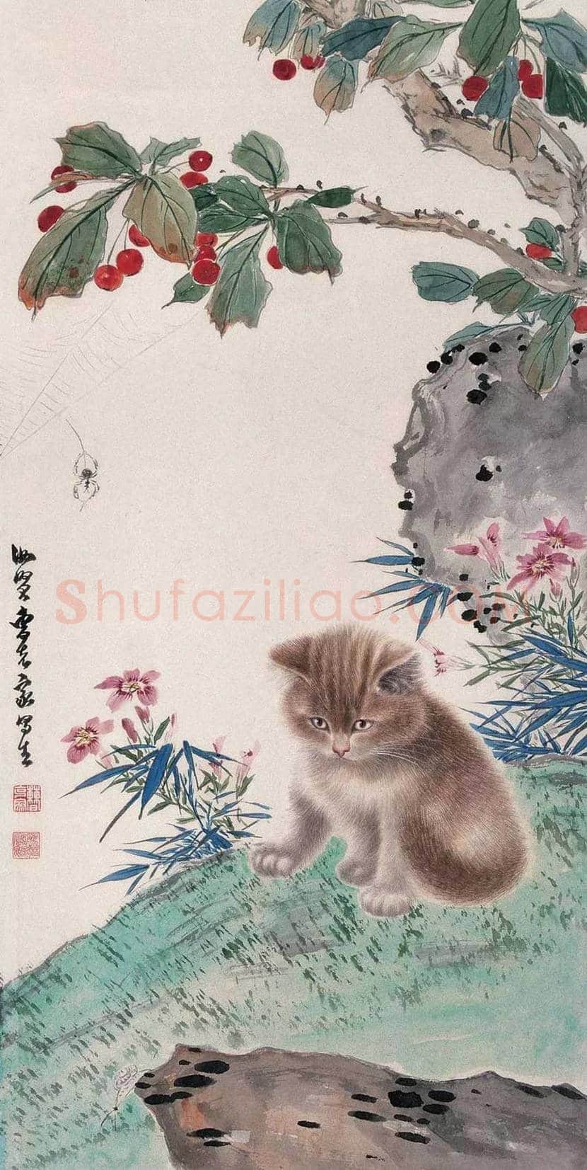 曹克家画猫作品欣赏 | 书画学堂