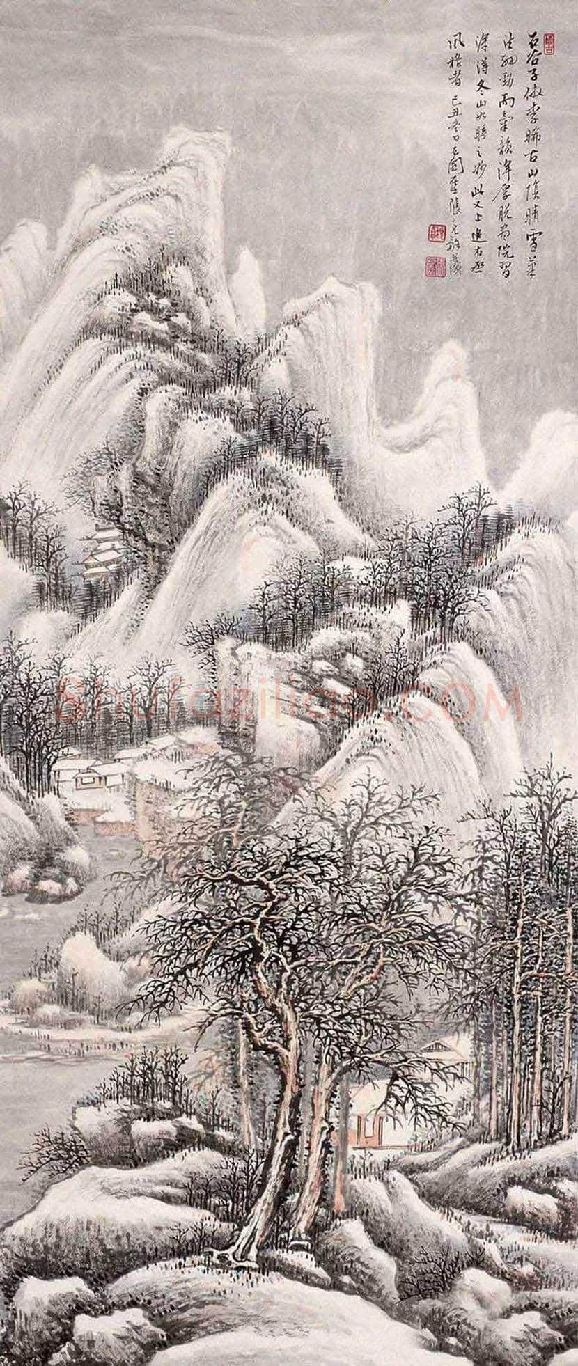 张石园山水画作品欣赏 | 书画文摘