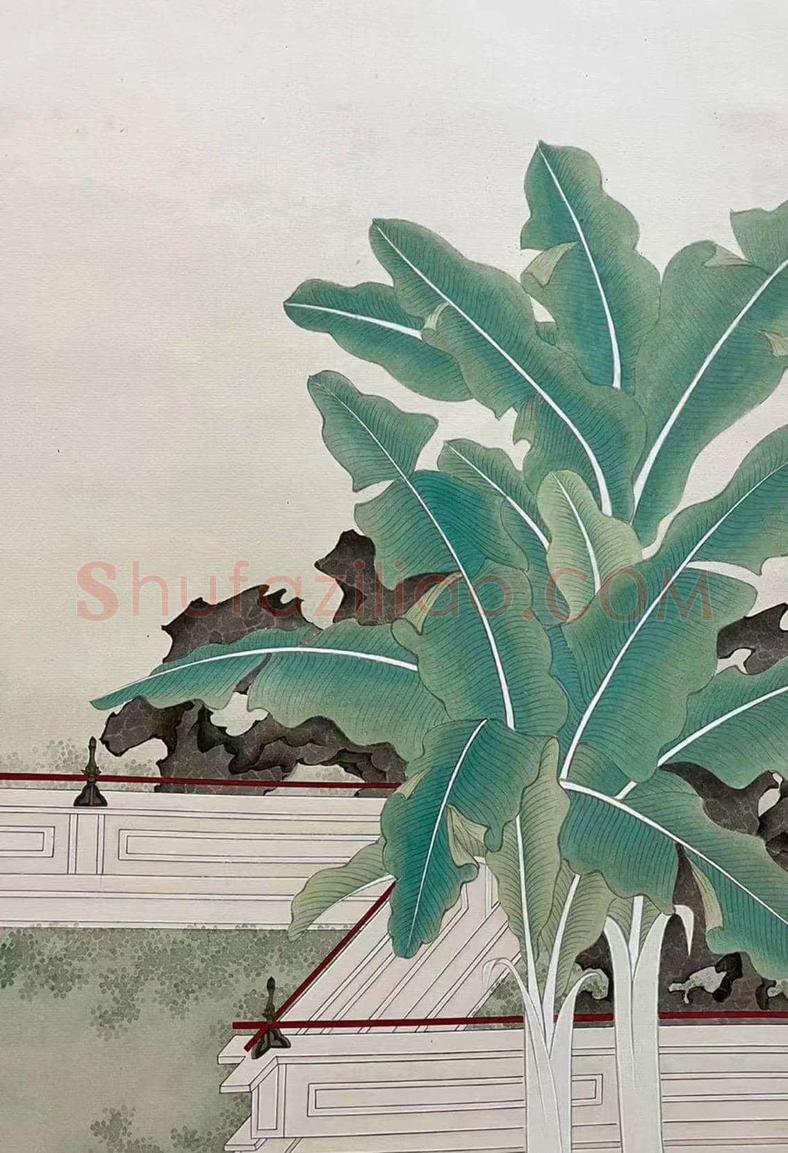 刘凌沧《抚宋人本刺绣图》,早期佳构 | 国画欣赏