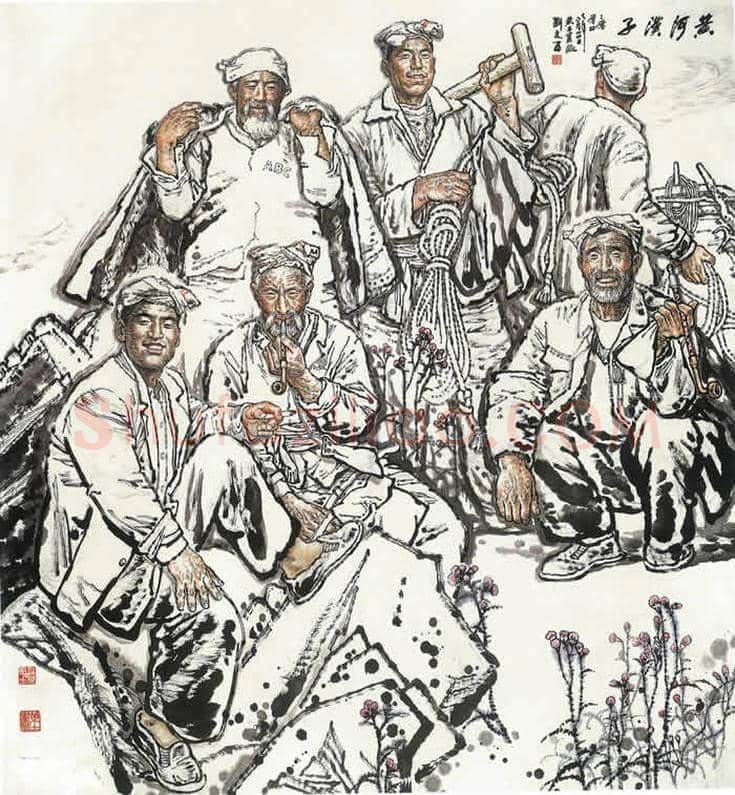 刘文西作品欣赏丨一文看懂刘文西 | 书画文摘