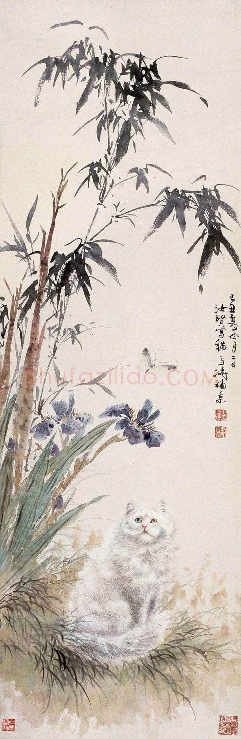 曹克家画猫作品欣赏 | 书画学堂