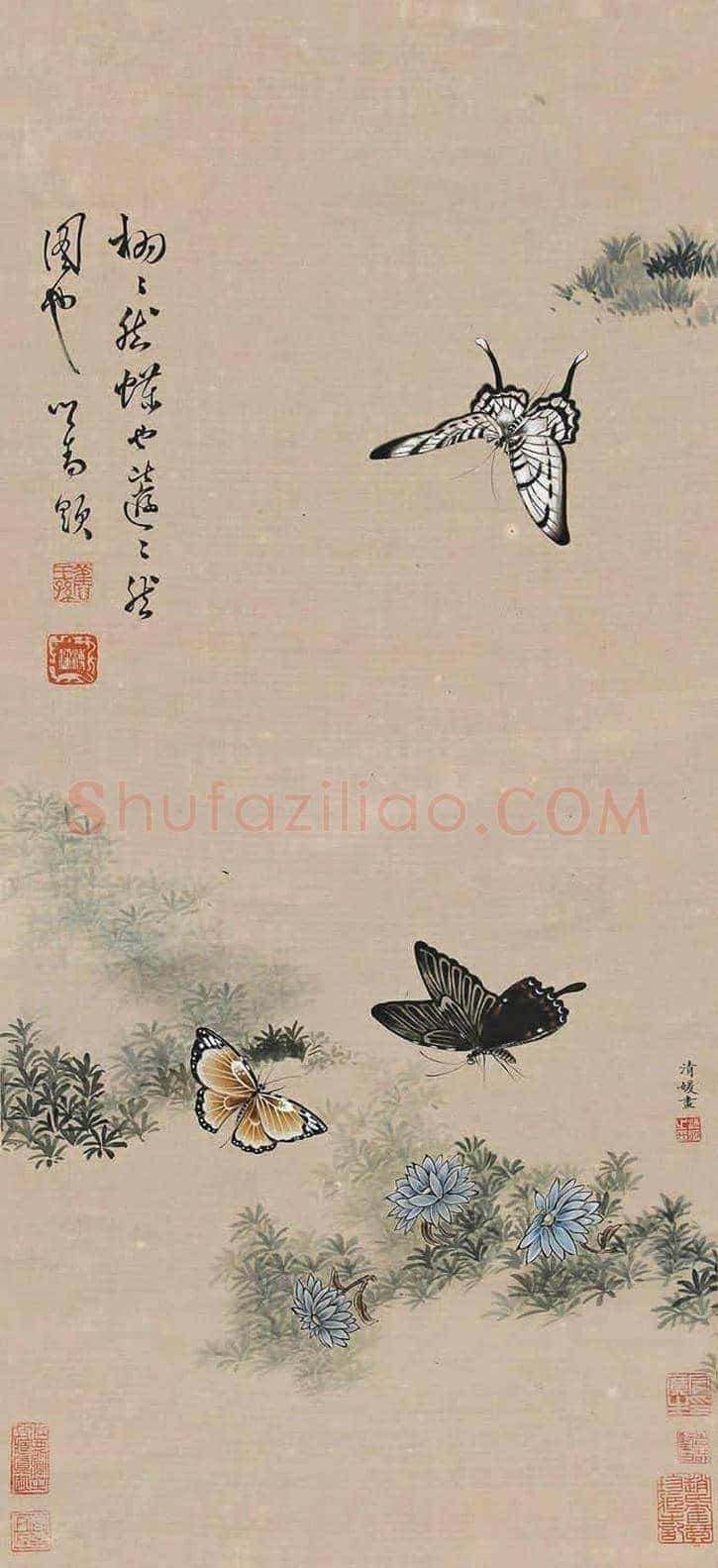 溥儒花卉作品欣赏 | 书画知识