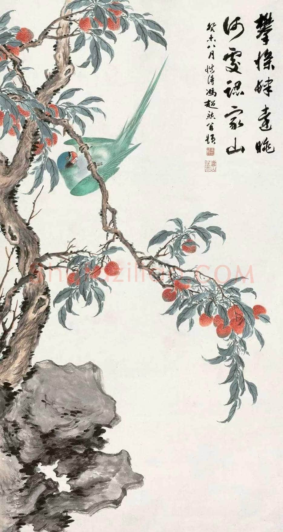 冯超然花鸟作品欣赏 | 书画科普