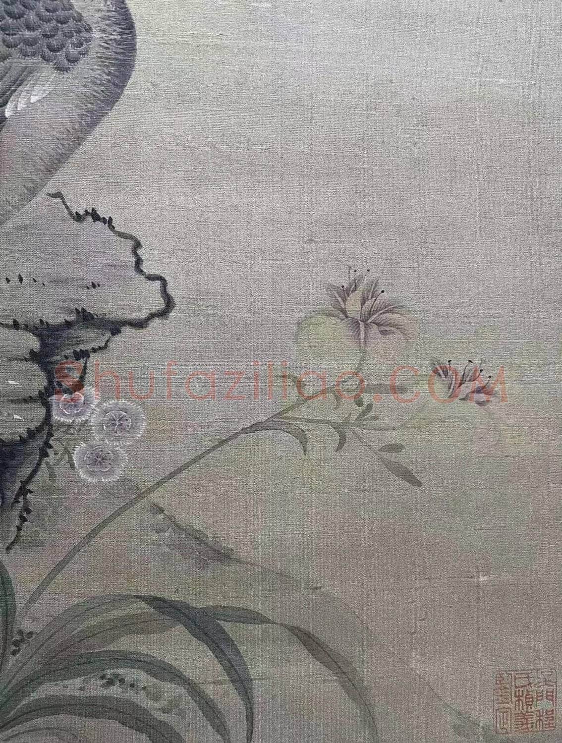 思接千载——清宫旧藏余省《榴下雄鸡图》 | 国画赏析
