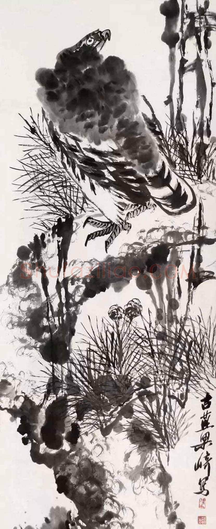 粱崎作品欣赏 | 书画讲解