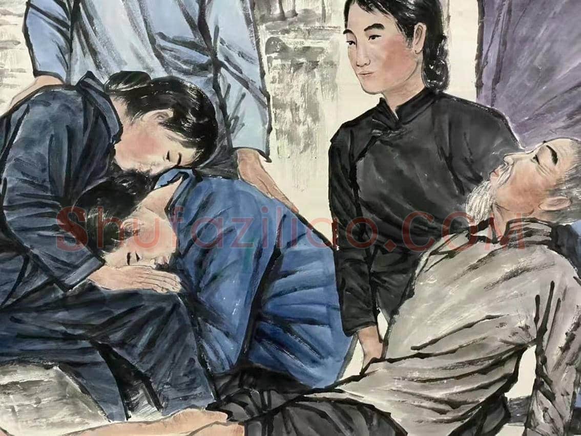 《流民图草稿》,蒋兆和艺术研究的新发新! | 国画赏析