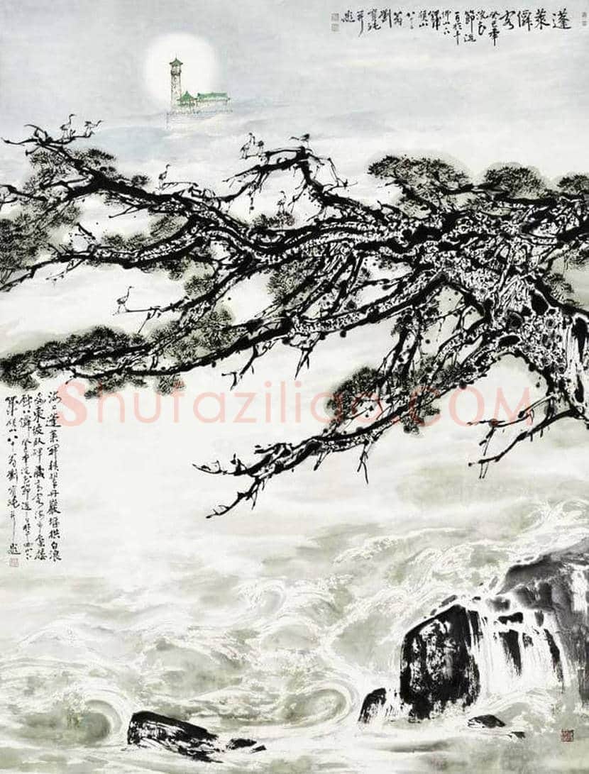 刘宝纯山水画作品欣赏 | 书画讲解