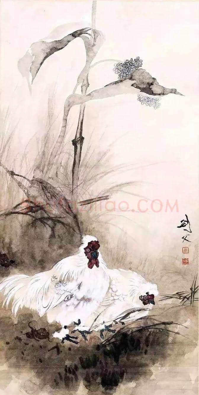 徐悲鸿画了3只鸡拍卖1084万，大家看值吗？【名家画鸡】 | 书画学堂
