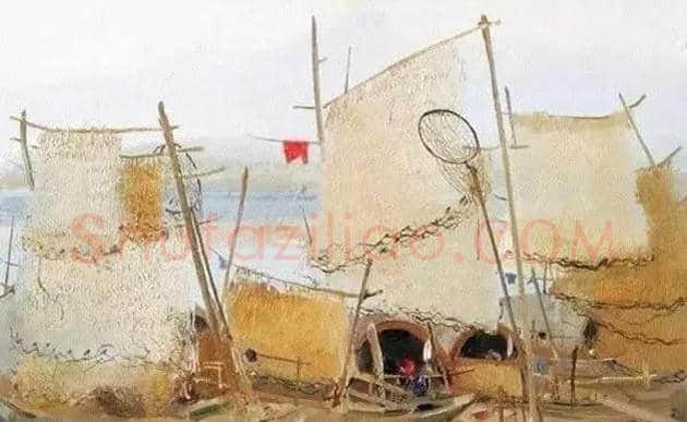 吴冠中笔下的船，充满着诗情画意 | 书画百科