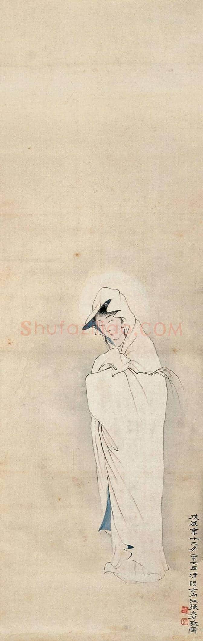 张大千笔下的13尊观音菩萨 | 书画文摘