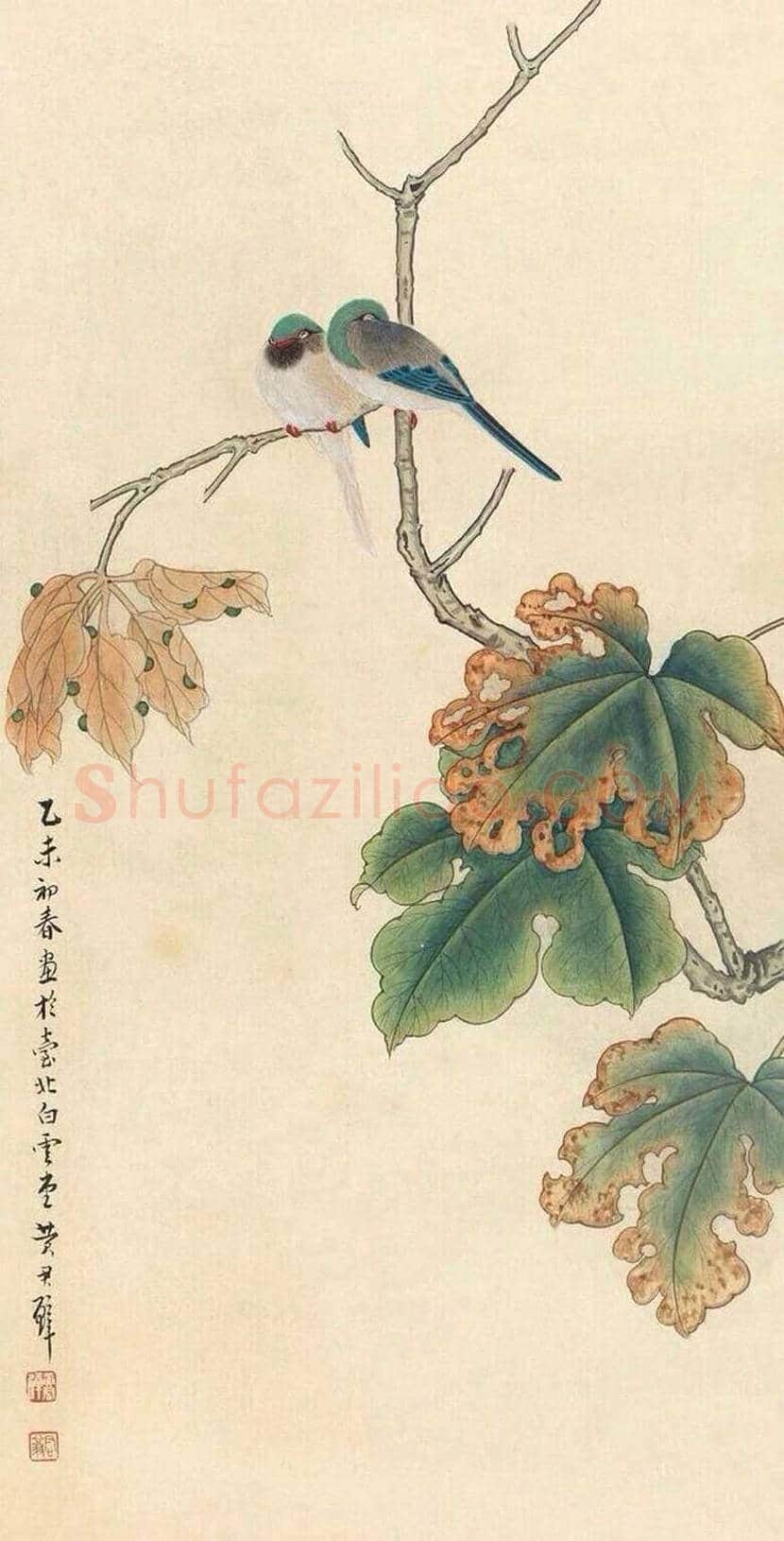 黄君璧花鸟画作品欣赏 | 书画文摘