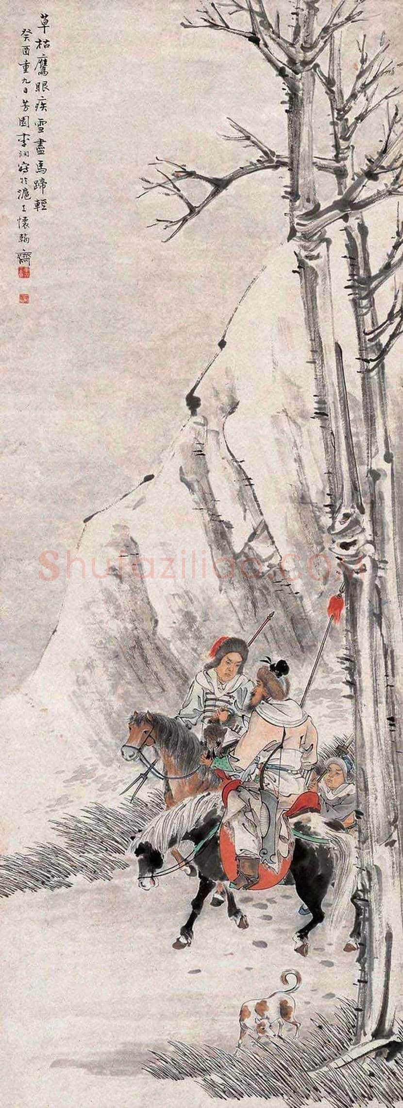 李芳园人物画作品欣赏 | 书画学堂
