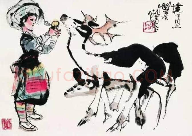 程十发最美人物画欣赏 | 书画知识