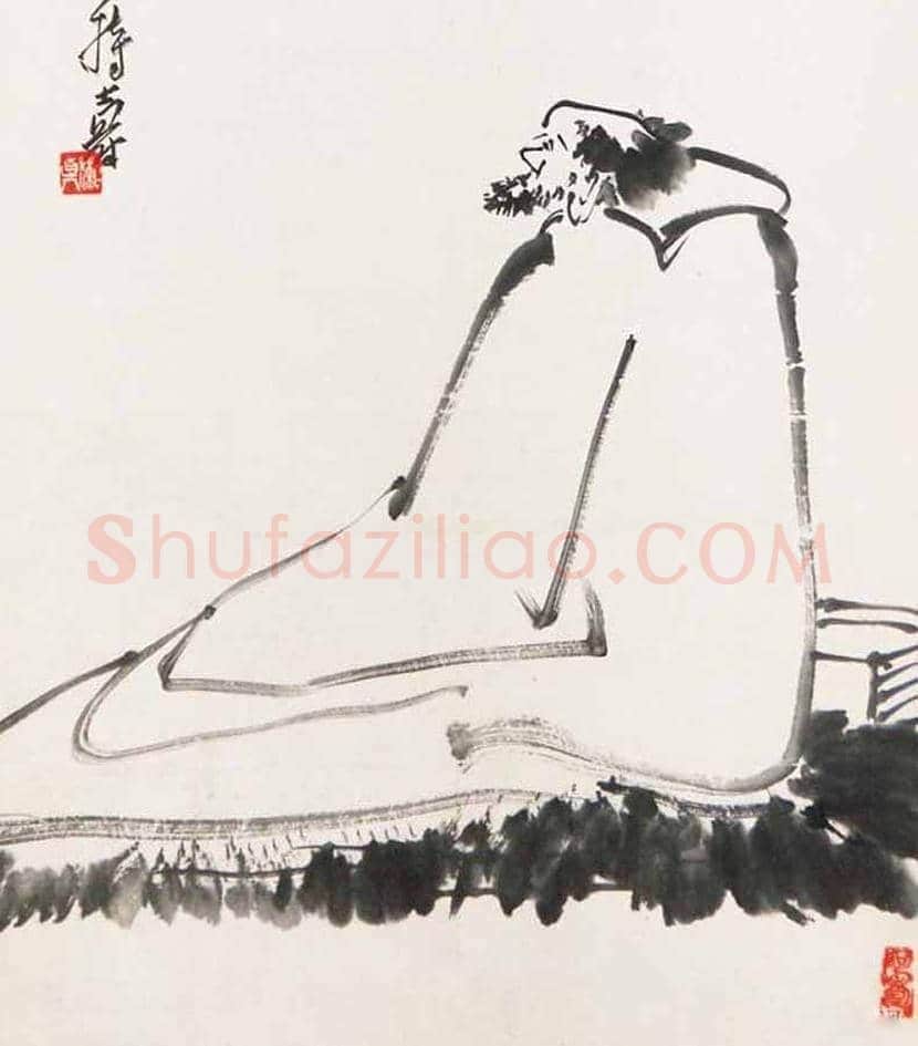 潘天寿作品《佛寿无量图》欣赏 | 书画知识