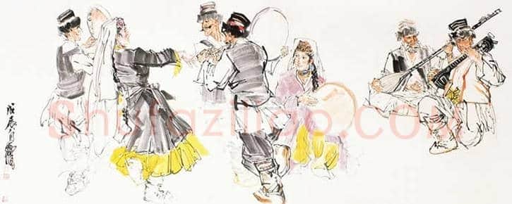 黄胄新疆风情人物画拍卖价格 | 书画学堂