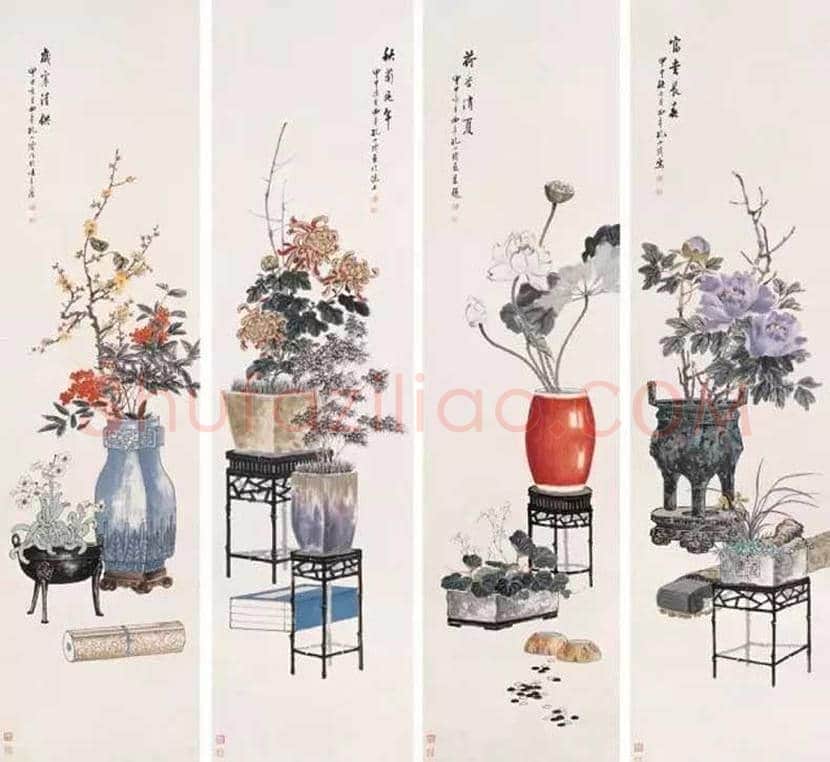 孔小瑜博古画欣赏 | 书画百科