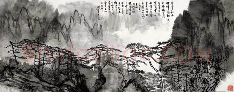 刘海粟泼彩画作拍卖价格 | 书画学堂