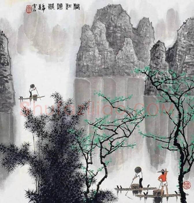 白雪石绘画作品《桂林山水》欣赏(100幅) | 书画文摘