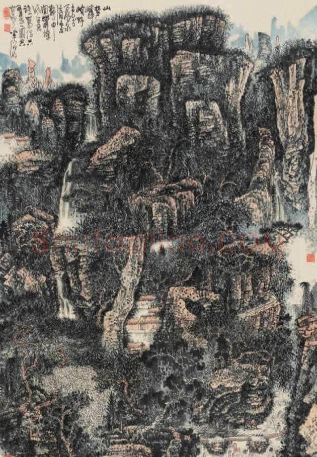 绘画奇人黄秋园作品欣赏(100幅) | 书画百科