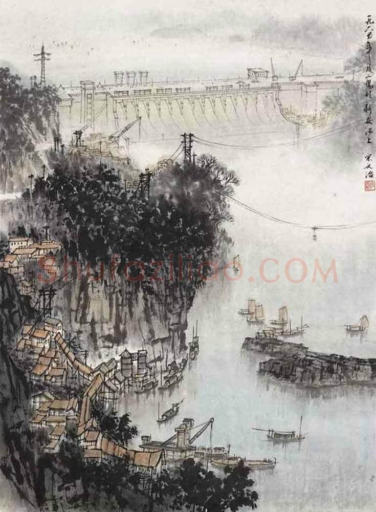 宋文治作品呈现50年代山水画发展的缩影 | 书画科普