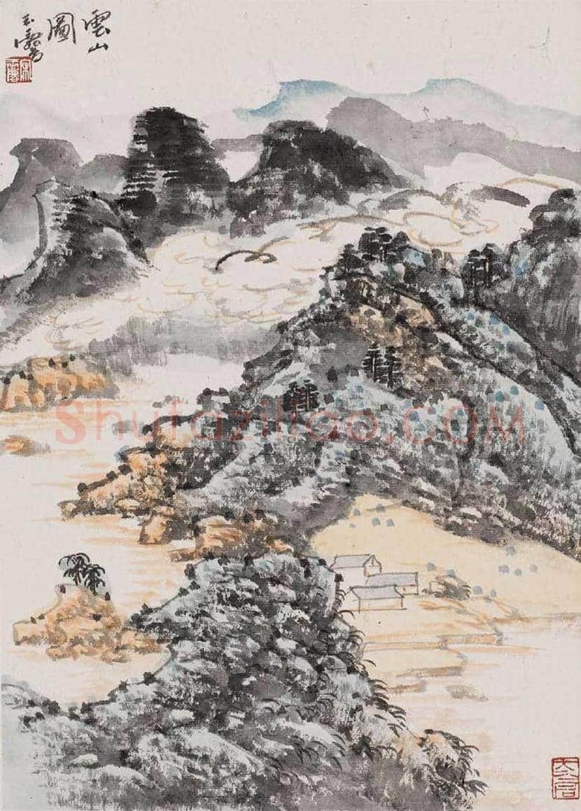 宋玉麟山水画作品欣赏 | 书画文摘