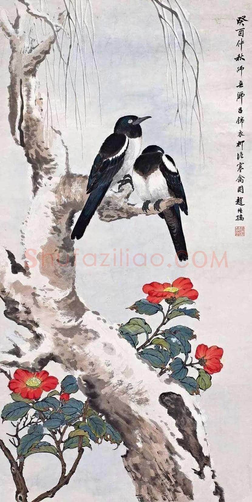 赵叔孺花鸟画欣赏 | 书画科普