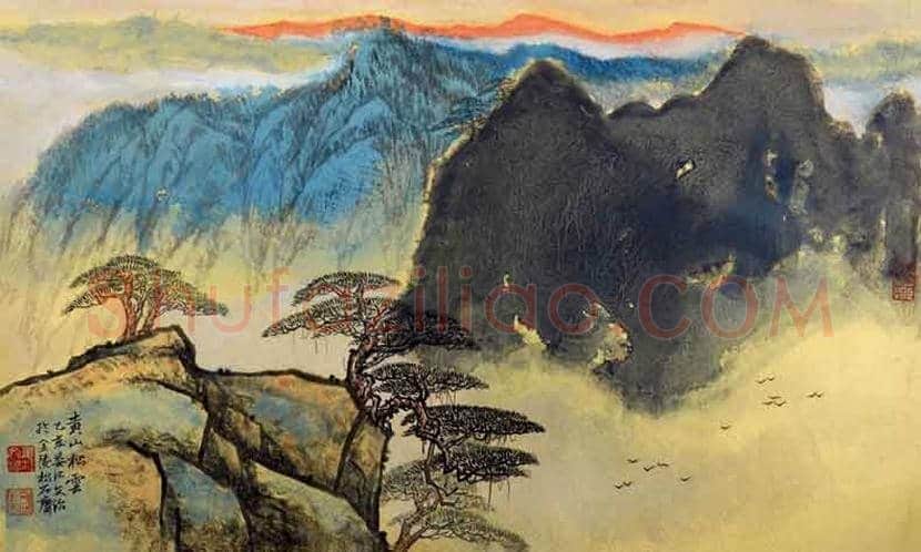 宋文治画笔下的黄山欣赏 | 书画常识