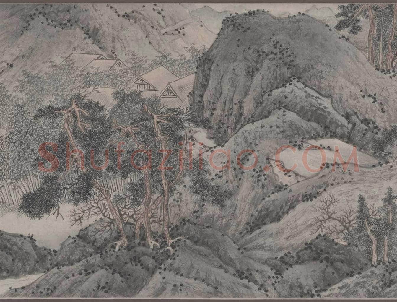 文徵明《桃源问津图》图赏 | 传世国画作品
