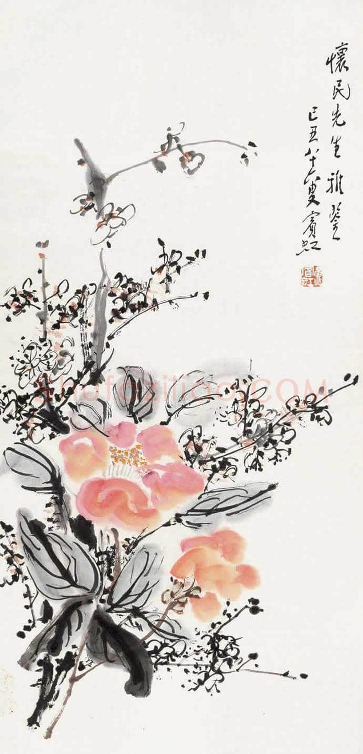 黄宾虹花卉作品拍卖及欣赏 | 书画常识