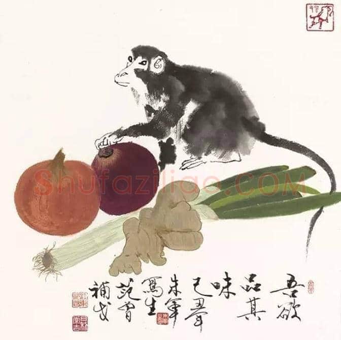 朱军、范曾合画的瓜果图十二幅 | 书画文摘
