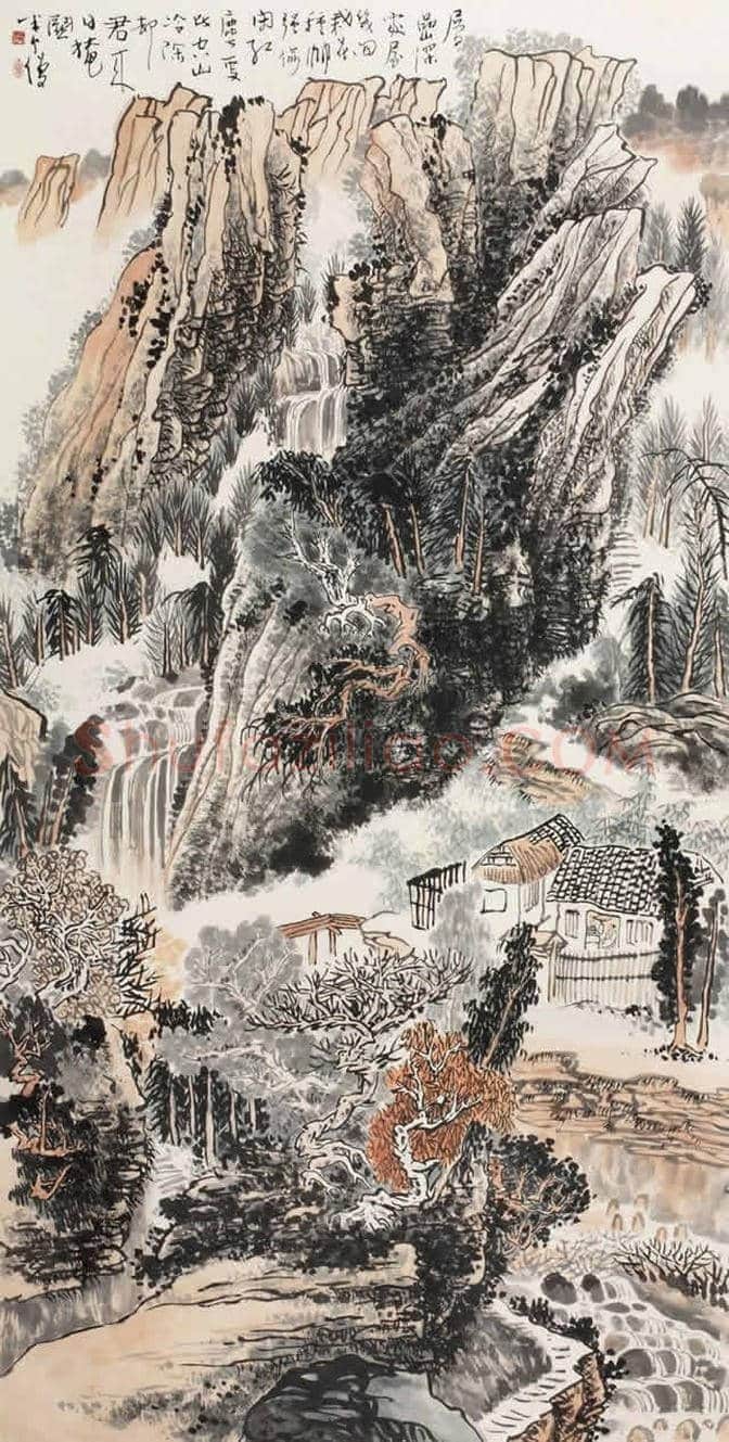 绘画奇人黄秋园作品欣赏(100幅) | 书画百科