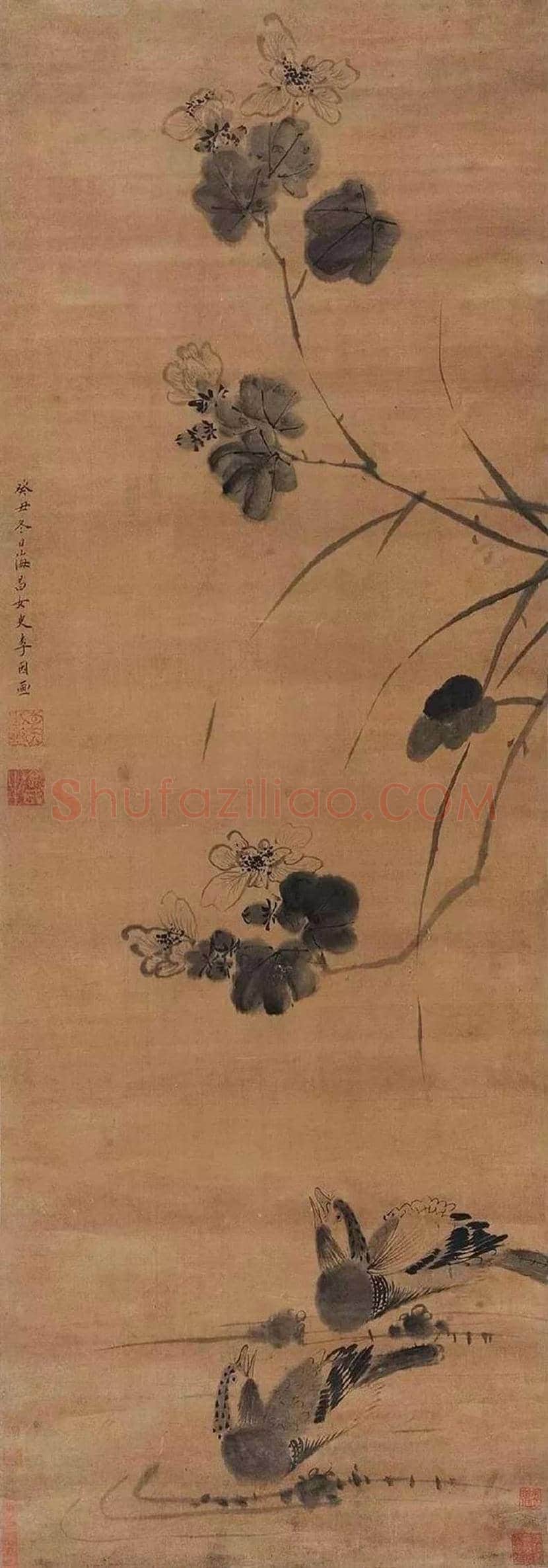 李因作品欣赏 | 书画资料