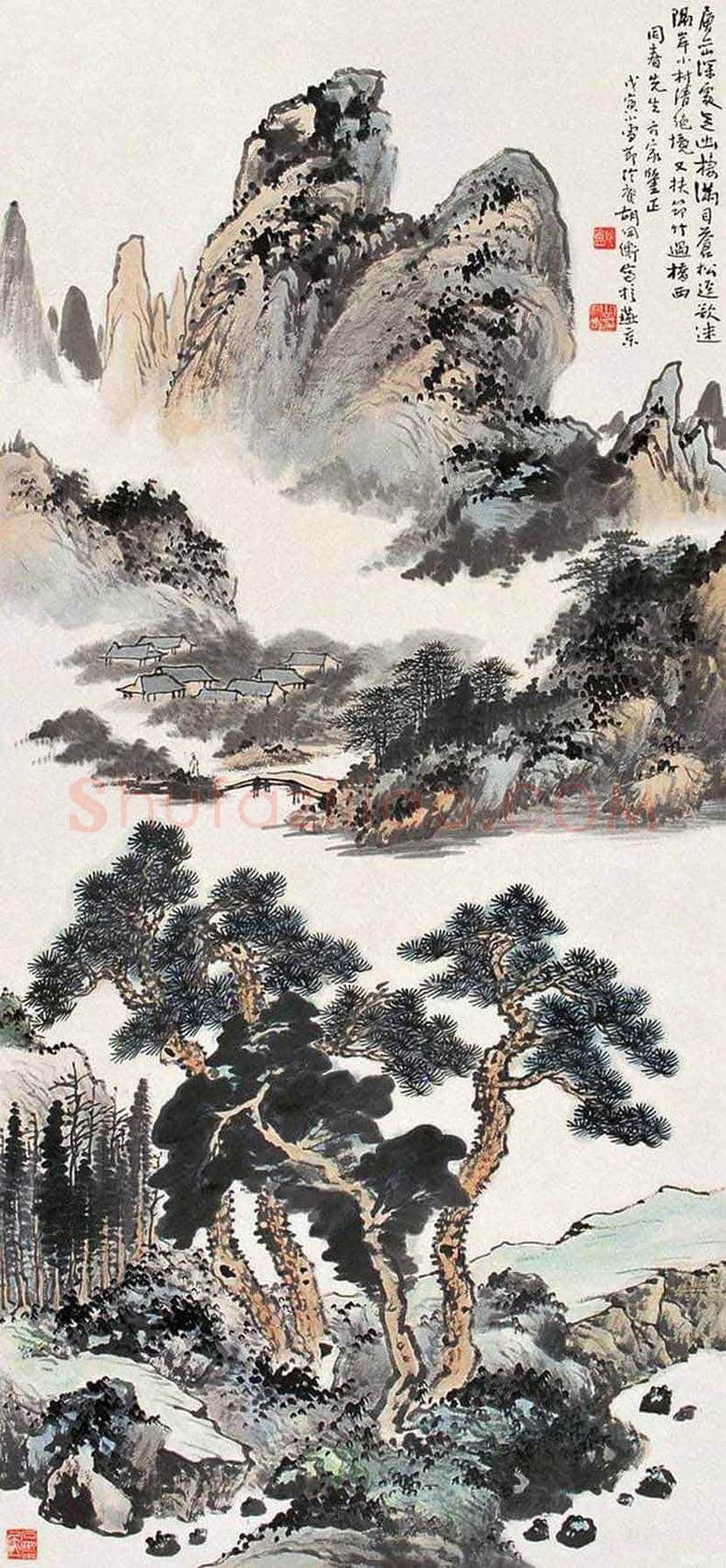 胡佩衡山水画作品欣赏 | 书画知识