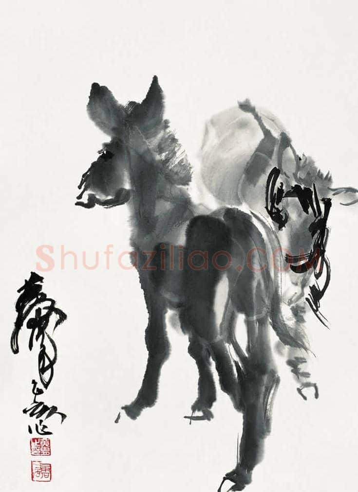 黄胄作品欣赏【高清大图】 | 书画知识