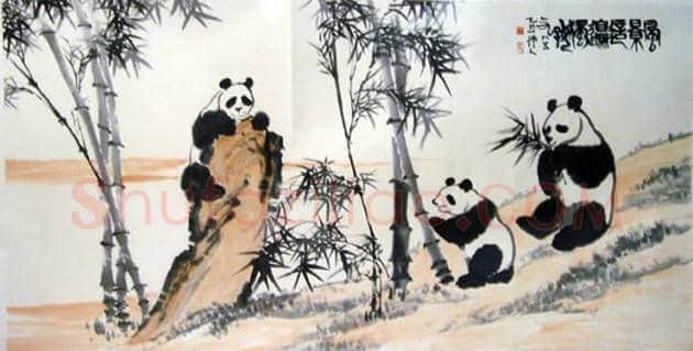 吴作人的熊猫图欣赏 | 书画科普