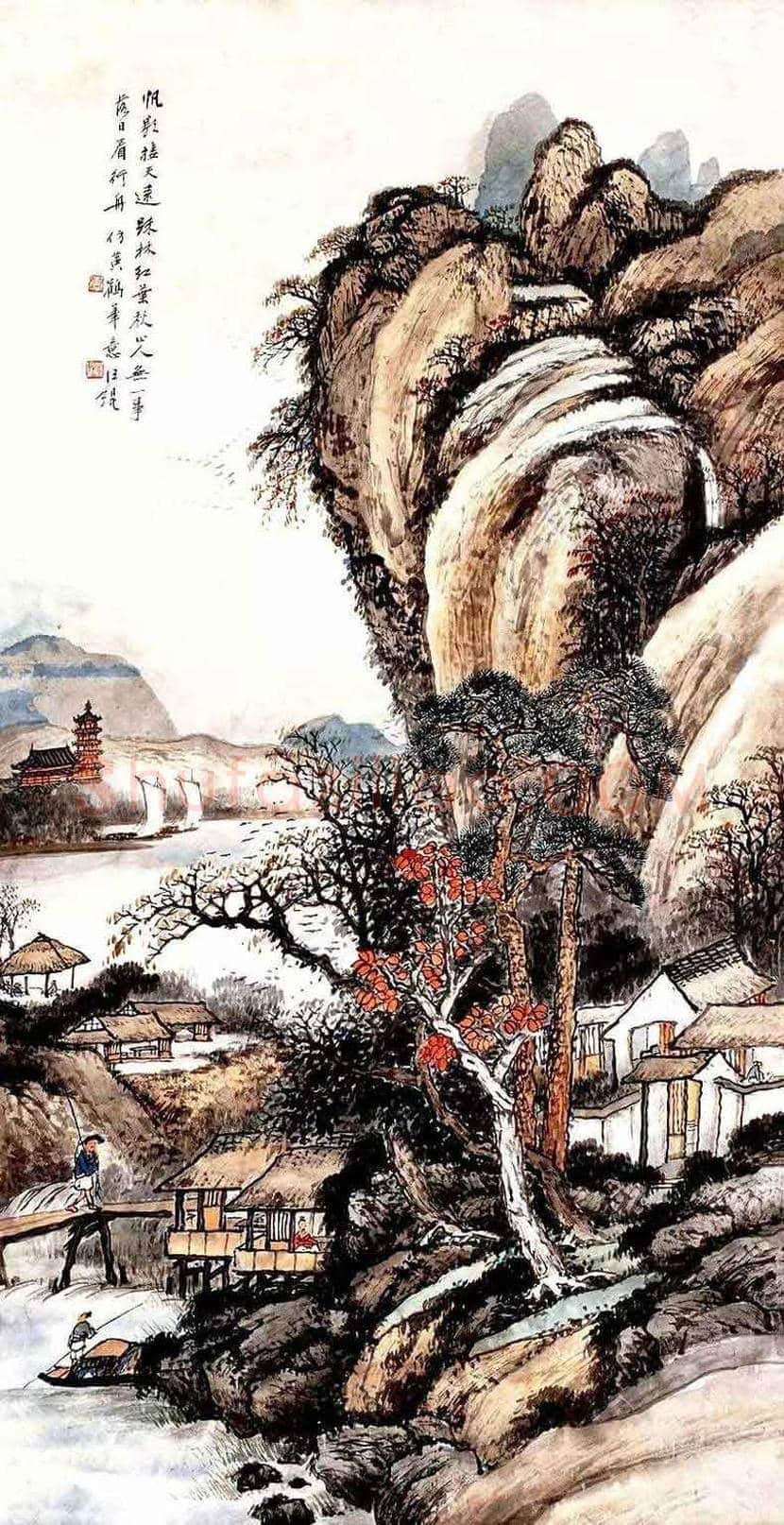 汪琨山水画作品欣赏 | 书画百科