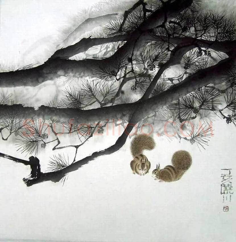 秦天柱花鸟画作品欣赏 | 书画学堂