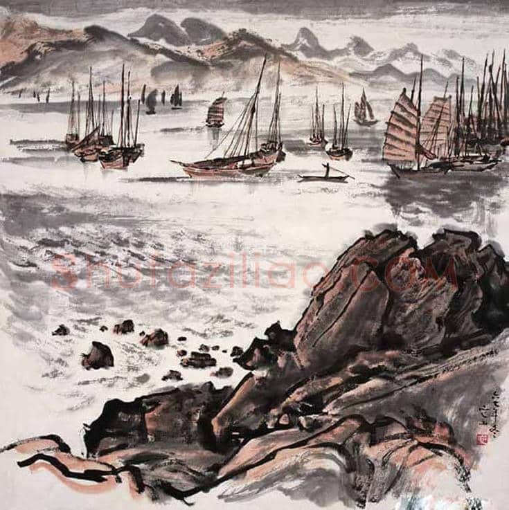 张仃水墨画作品欣赏 | 书画科普